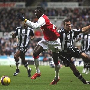 Emmanuel Adebayor (Arsenal) Steve Taylor (Newcastle)