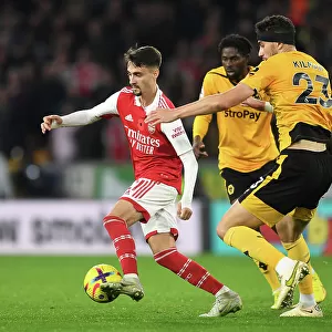 Fabio Vieira vs. Maximillian Kilman: Wolverhampton Wanderers vs. Arsenal FC, Premier League 2022-23