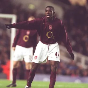 Fabrice Muamba (Arsenal). Arsenal 3: 0 Reading. Carling League Cup, 4th Round