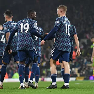 Five-Star Arsenal: Emile Smith Rowe and Nicolas Pepe Celebrate Goals Against Norwich City