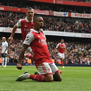 Gabriel Jesus Scores the Second Goal: Arsenal vs. Tottenham, Premier League 2022-23