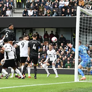 Gabriel Magalhaes Scores the Winning Goal: Fulham vs. Arsenal, Premier League 2022-23
