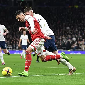 Gabriel Martinelli vs Matt Docherty: Battle in the Premier League - Tottenham Hotspur vs Arsenal FC (2022-23)