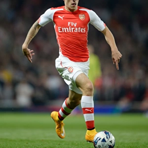 Hector Bellerin in Action: Arsenal vs Southampton, League Cup 2014/15