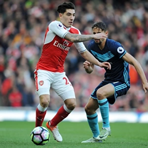 Intense Battle: Hector Bellerin vs Gaston Ramirez - Arsenal vs Middlesbrough, 2016-17 Premier League