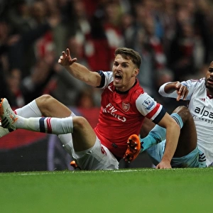 Intense Rivalry: Ramsey vs. Vaz Te Showdown in Arsenal vs. West Ham Premier League Clash