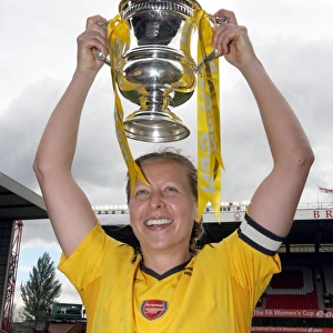 Jayne Ludlow Celebrates FA Cup Victory with Arsenal