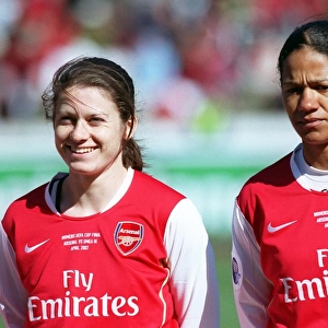 Karen Carney and Mary Philip (Arsenal)