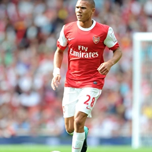 Kieran Gibbs (Arsenal). Arsenal 1: 1 AC Milan. Emirates Cup, pre season