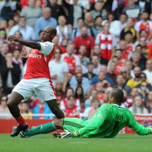 Luis Boa Morte (Arsenal) Dida (Milan). Arsenal Legends 4: 2 Milan Glorie