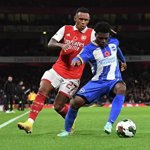 Marquinhos vs Lamptey: A Fierce Rivalry Unfolds in Arsenal's Carabao Cup Showdown Against Brighton