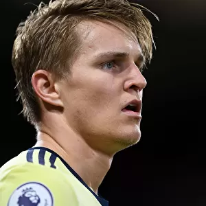 Martin Odegaard in Action: Arsenal vs Crystal Palace - Premier League Clash (2021-22)