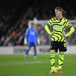 Martin Odegaard: Arsenal's Midfield Maestro Dazzles in Premier League Victory over Luton Town (2023-24)