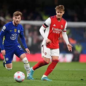 Martin Odegaard Outmaneuvers Timo Werner: Chelsea vs. Arsenal, Premier League 2021-22