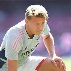 Martin Odegaard Readies for Arsenal's Premier League Clash Against Leicester City, 2022-23