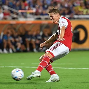 Martin Odegaard Scores Arsenal's Second Goal Against Chelsea in the 2022-23 Florida Cup
