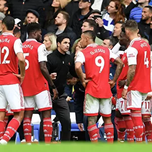 Mikel Arteta Rallies Arsenal: Intense Half-Time Talk Amidst Chelsea Showdown - Premier League 2022-23