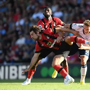 Odegaard Stands Firm: Arsenal's Midfield Battle against Bournemouth's Pearson and Lerma