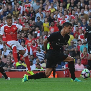 Oxlade-Chamberlain Scores the Thrilling Second Goal: Arsenal vs Liverpool (2016-17)