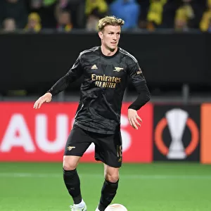 Rob Holding in Action: Arsenal's Europa League Battle at Bodø/Glimt, Norway (October 2022)