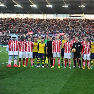 Stoke City vs. Arsenal: Premier League Showdown - Arsenal Team vs. Stoke Team (2014-15)
