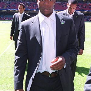 Sylvain Wiltord (Arsenal) before the match. Arsenal 2: 0 Chelsea. The AXA F