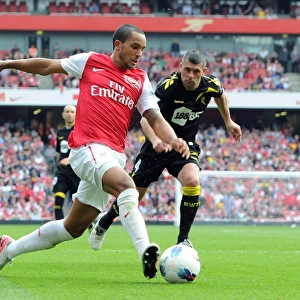 Theo Walcott (Arsenal) Paul Robinson (Bolton). Arsenal 3: 0 Bolton Wanderers