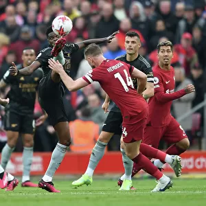 Thomas Partey vs. Jordan Henderson: Intense Battle at Anfield - Liverpool vs. Arsenal, Premier League 2022-23