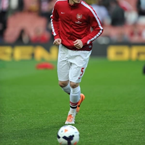 Thomas Vermaelen (Arsenal). Arsenal 2: 0 Newcastle United. Barclays Premier League