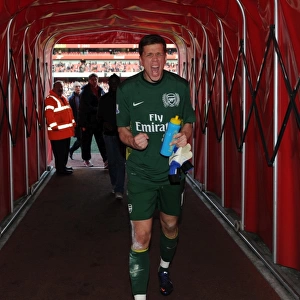 Wojciech Szczesny: Arsenal's Tunnel Victory Celebration vs. Tottenham (2011-12)