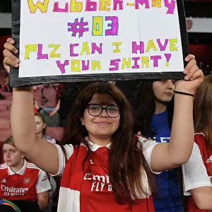 Young Arsenal Fans Excitement: Arsenal Women vs FC Zurich, UEFA Women's Champions League at Emirates Stadium