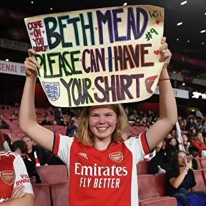 Young Arsenal Fans Excitement at Emirates Stadium: Arsenal Women vs. FC Zurich, UEFA Women's Champions League