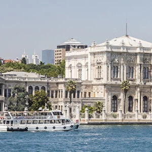 The Dolmabahce Palace in Istanbul, Turkey