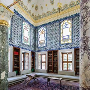 The Library of Ahmet III in the Topkapi Palace in Istanbul, Turkey