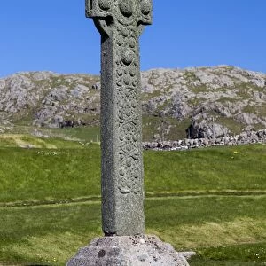 St Martin`s Cross on Iona, Scotland