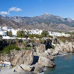 A view of the resort of Nerja in Spain