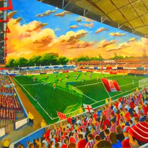 The Dell Stadium Fine Art - Southampton Football Club