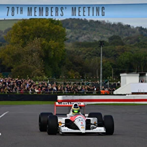 Goodwood 78th Members Meeting, October 2021 Rights Managed Collection: Ayrton in F1