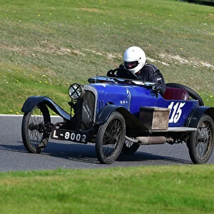 The Vintage Sports Car Club, Seaman and Len Thompson Trophies Race Meeting, Cadwell Park Circuit, Louth, Lincolnshire, England, June, 2022 Rights Managed Collection: Frazer Nash/GN Race