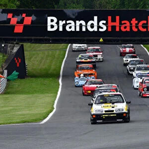 Masters Historic Festival - Brands Hatch - 28th/29th May 2022 Framed Print Collection: Youngtimer Touring Car Challenge