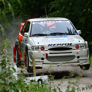 Goodwood Festival of Speed June 2022 Rights Managed Collection: Forest Rally Stage - Dawn of Modern Rallying