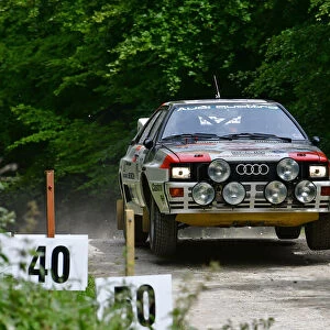 Goodwood Festival of Speed June 2022 Rights Managed Collection: Forest Rally Stage-Legends of Group B