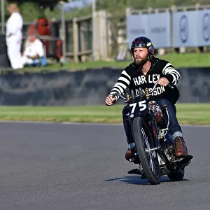 Goodwood Revival 2023 Rights Managed Collection: Track Parade - Motorcycle Celebration