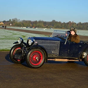 Motorsport Archive 2019 Rights Managed Collection: VSCC, Winter Driving Tests, Bicester Heritage, November 2019
