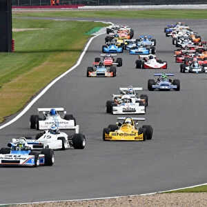 Silverstone Classic 2021 Rights Managed Collection: HSCC Historic Formula 2