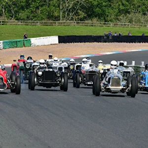 Bob Gerard Memorial Trophy Races Meeting, Mallory Park, Leicestershire, England, 22nd August 2021. Rights Managed Collection: Alvis Centenary Race