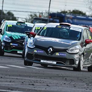 BTCC Silverstone, September 2017 Framed Print Collection: 2017 Renault UK Clio Cup