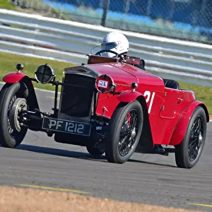 VSCC Spring Start Silverstone 17th April 2021 Rights Managed Collection: Fox and Nicholl Trophy Race