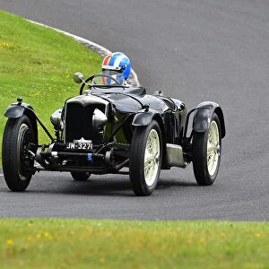 VSCC, Shuttleworth, Nuffield & Len Thompson Trophies Race Meeting Rights Managed Collection: Geoghegan Trophy Race for Standard and Modified Pre-War Sports Cars