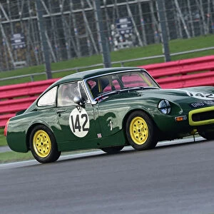 Motor Racing Legends, Silverstone, October 2021 Framed Print Collection: HRDC Dunlop Allstars and Classic Alfa Challenge
